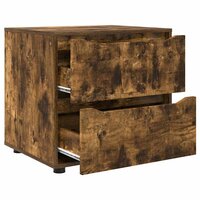 Opbergkast Gerookt eiken 60 x 48 x 57 cm Bewerkt hout 5