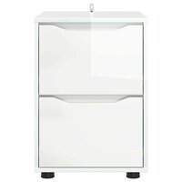 Opbergkast Hoogglans wit 40 x 48 x 57 cm Bewerkt hout 6