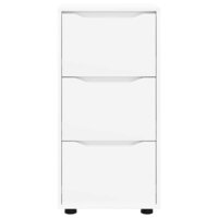 Opbergkast Wit 40 x 48 x 81 cm Bewerkt hout 8