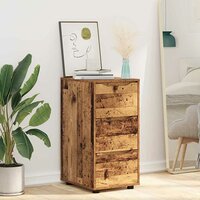 Opbergkast Oud Hout 40 x 48 x 81 cm Bewerkt hout 5