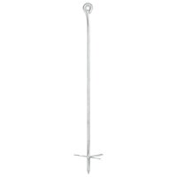 Grondankers 6 st 10x60 cm gegalvaniseerd metaal 2