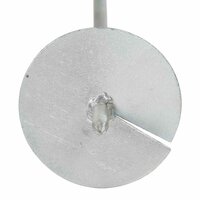 Grondankers 6 st 10x60 cm gegalvaniseerd metaal 6