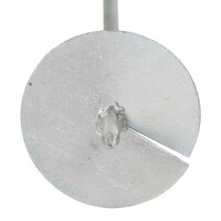 Grondankers 10 st 10x60 cm gegalvaniseerd metaal 6