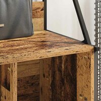 Kledingrek met plank Oud Hout 100 x 41 x 184 cm Bewerkt hout 4