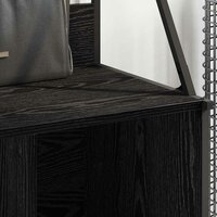 Kledingrek met plank Zwart Eiken 100 x 41 x 184 cm Bewerkt hout 4