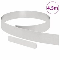 Tuinrand Zilver 450 x 0.05 x 15 cm Roestvrij staal 3