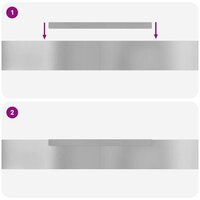 Tuinrand 4 pcs Zilver 450 x 0.05 x 15 cm Gegalvaniseerd staal 9