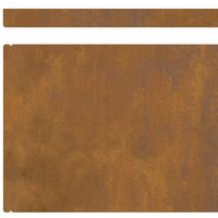 Tuinrand Roestig 450 x 0.05 x 15 cm Cortenstaal 9