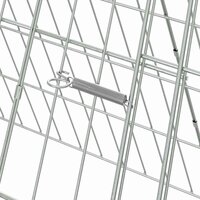 Konijnenkooi Zilver 650 x 55 x 55 cm Gegalvaniseerd staal 8