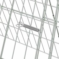 Konijnenkooi Zilver 650 x 55 x 55 cm Gegalvaniseerd staal 8