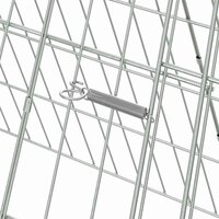 Konijnenkooi Zilver 650 x 55 x 55 cm Gegalvaniseerd staal 8