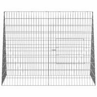 Konijnenkooi Zilver 215 x 100 x 85 cm Gegalvaniseerd staal 6