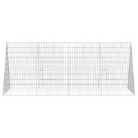 Konijnenkooi Zilver 215 x 100 x 85 cm Gegalvaniseerd staal 6