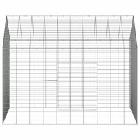 Konijnenkooi Zilver 400 x 78 x 78 cm Gegalvaniseerd staal 7