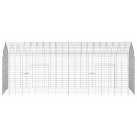 Konijnenkooi Zilver 400 x 78 x 78 cm Gegalvaniseerd staal 7