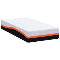 Matras Wit en Grijs 80 x 160 cm Traagschuim 5