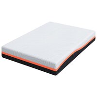 Matras Wit en Grijs 140 x 190 cm Traagschuim 5