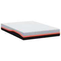 Matras Wit en Grijs 160 x 200 cm Traagschuim 6