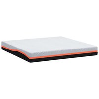 Matras Wit en Grijs 180 x 200 cm Traagschuim 6