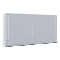 Haardhoutrek met regenhoes 300x25x150 cm gegalvaniseerd staal 6