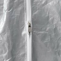 Haardhoutrek met regenhoes 300x25x150 cm gegalvaniseerd staal 8