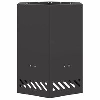 Rookloze Vuurschaal Zwart 38 x 38 x 51 cm Staal 2