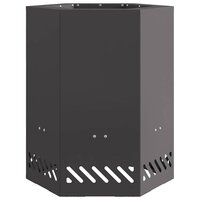 Rookloze Vuurschaal Zwart 38 x 38 x 51 cm Staal 5