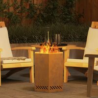 Rookloze Vuurschaal Bruin 38 x 38 x 51 cm Staal 4