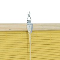 Raamrolgordijnen &amp; Shutters Geel Bamboe 8