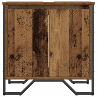 Badkamerkast Oud Hout 60 x 35 x 60 cm Bewerkt hout 6