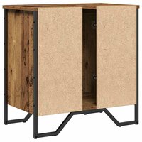 Badkamerkast Oud Hout 60 x 35 x 60 cm Bewerkt hout 8