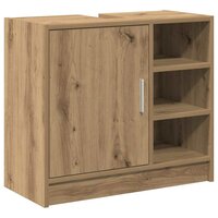 Badkamerkast Artisan Eiken 63 x 29 x 55 cm Bewerkt hout 2