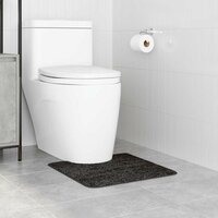 Antislip Badmat met Toilet Cut Donkergrijs 50 x 50 cm PP 3