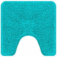 Antislip Badmat met Toilet Cut Turquoise 50 x 50 cm PP 2