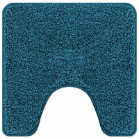 Antislip Badmat met Toilet Cut Blauw 50 x 50 cm PP 2