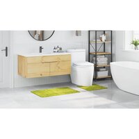 Antislip Badmat Set 2 pcs Groen PP 4