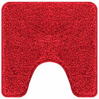 Antislip Badmat Set 3 pcs Rood PP 6