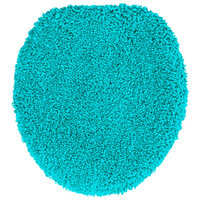 Antislip Badmat Set 3 pcs Turquoise PP 7