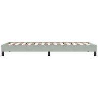 Boxspringbed zonder matras 80x210 cm fluweel lichtgrijs 6