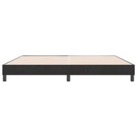 Boxspring zonder matras fluweel zwart 180x210 cm 5