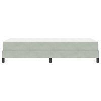 Boxspringbed met matras Lichtgrijs 80 x 210 cm Fluweel 7