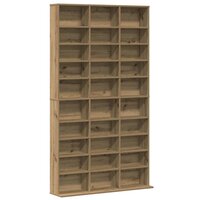 Cd-kast met plank artisanaal eikenkleurig 101 x 23 x 177.5 cm 2
