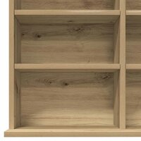 Cd-kast met plank artisanaal eikenkleurig 101 x 23 x 177.5 cm 8