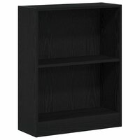 Boekenkast Zwart 60 x 24 x 76 cm Bewerkt hout 2