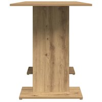 Eettafel 110x60x75 cm bewerkt hout artisanaal eikenkleurig 6