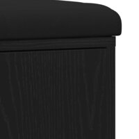 Opslagbank met plank Zwart Eiken 102 x 32 x 50 cm Bewerkt hout 9