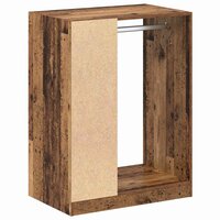 Kledingkast met plank Oud hout 77 x 48 x 102 cm Bewerkt hout 6