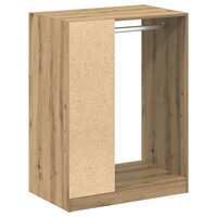 Kledingkast met plank artisanaal eikenkleurig 77 x 48 x 102 cm 7