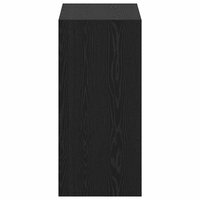 Kledingkast met plank Zwart eiken 77 x 48 x 102 cm Bewerkt hout 6