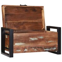 Opbergkisten Bruin 60 x 30 x 30 cm Massief gerecycled hout 2